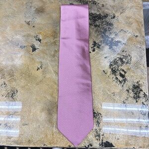Zilli Men's Tie - 100% Silk - Handmade - pink - never worn - like new